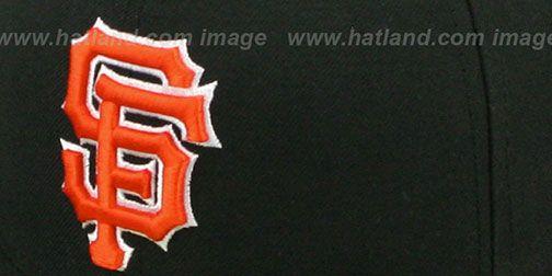 SF Giants Black Logo - SF Giants SIDE TEAM PATCH Black Fitted Hat By New Era