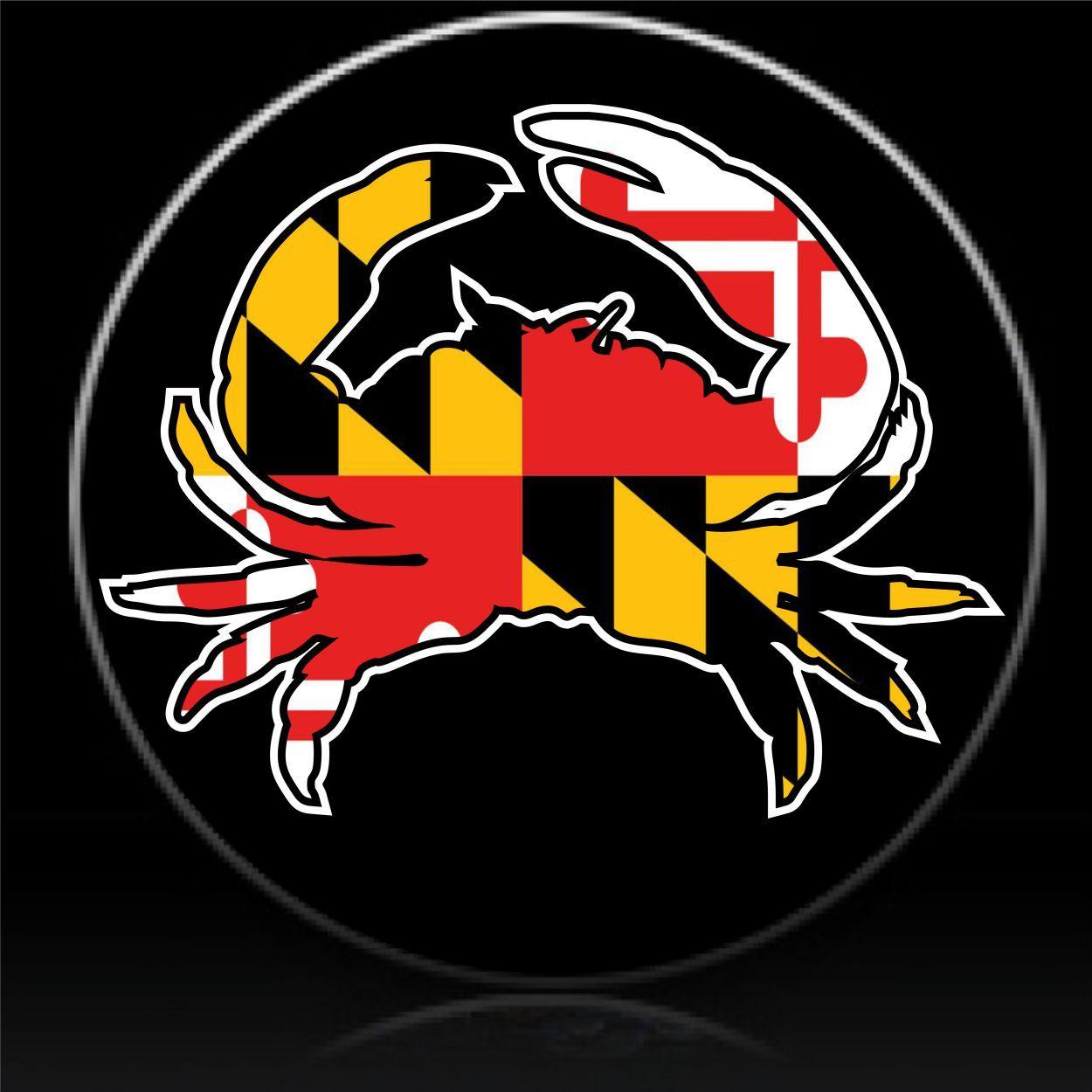Maryland Crab Logo - Maryland Crab spare Tire Cover - Custom Tire Covers