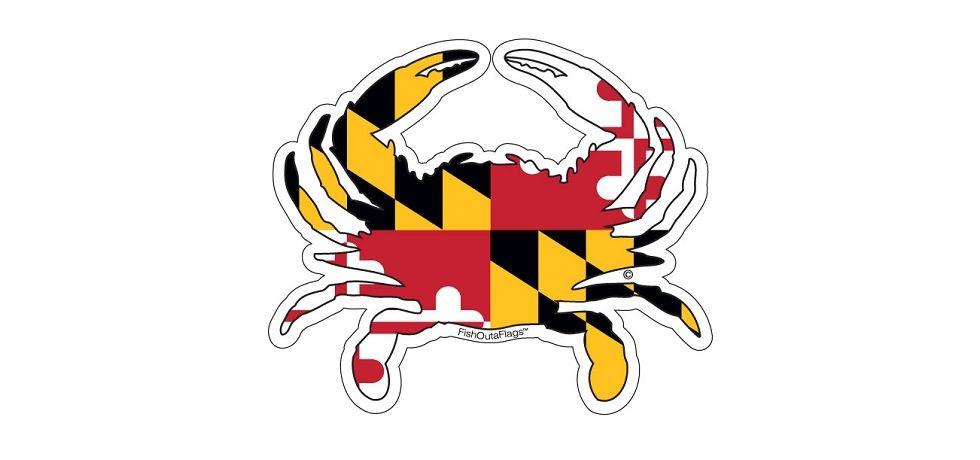 Maryland Crab Logo - Welcome to Fish Outa Water , LLC - Featuring the Fish Outa Flags ...