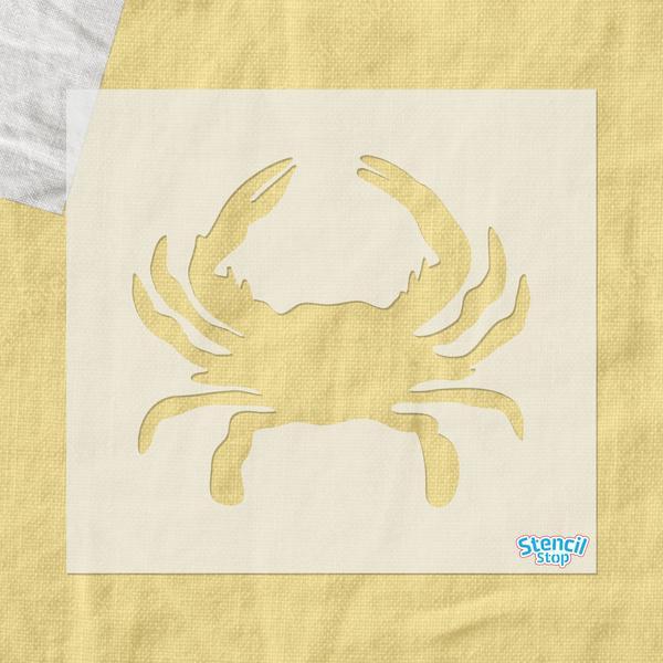 Maryland Crab Logo - Maryland / Baltimore Crab Logo Stencil – Stencil Stop