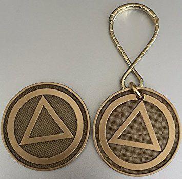 AA Triangle in Circle Logo - Buy Circle Triangle AA Logo Key Chain Tag With Matching Serenity ...