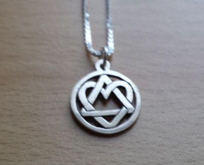 AA Triangle in Circle Logo - Sobriety Necklaces & Pendants