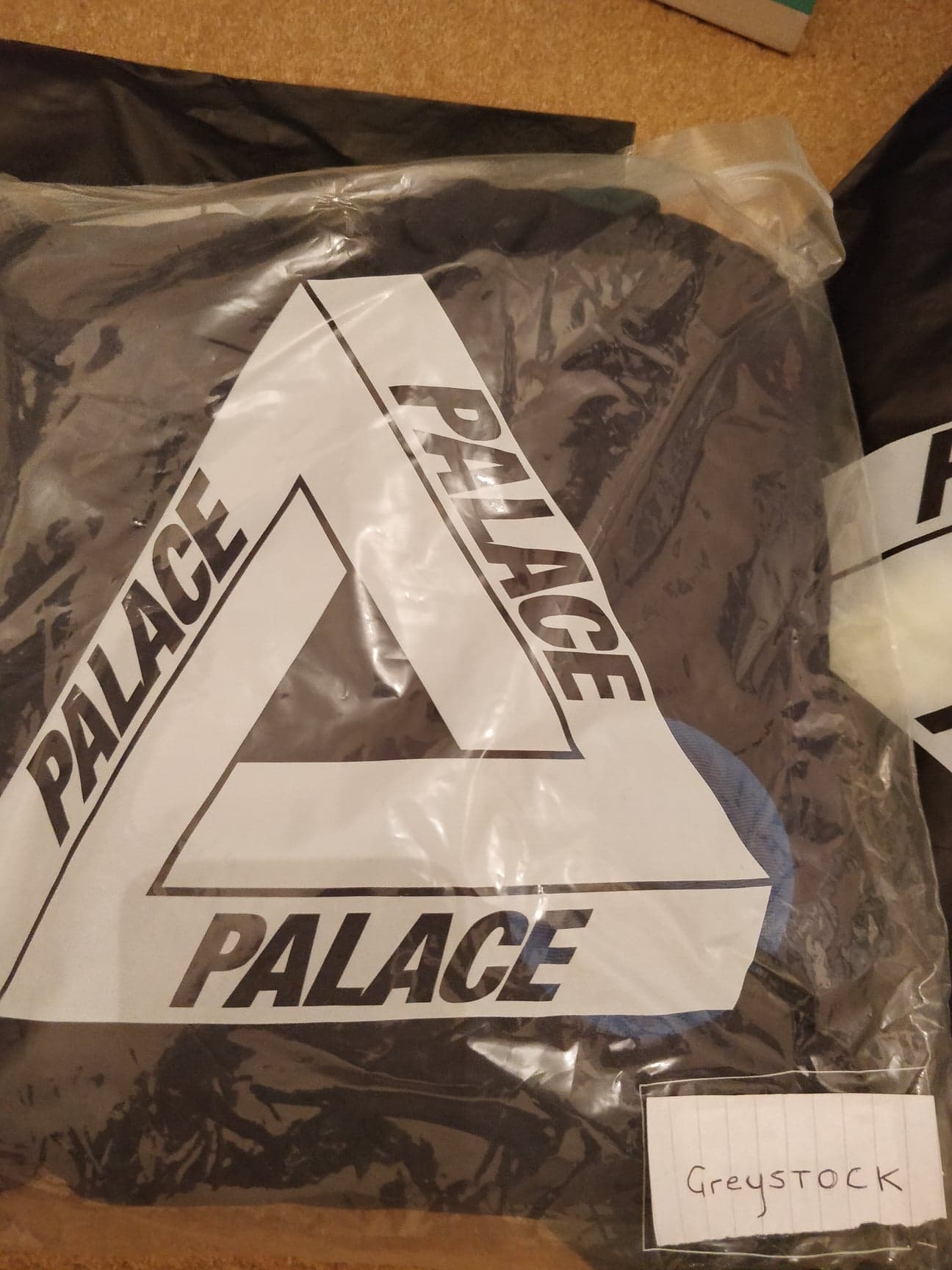Large P Logo - Palace P Logo Pircular Hoodie - Navy Large | Grey Stock | Street Wear