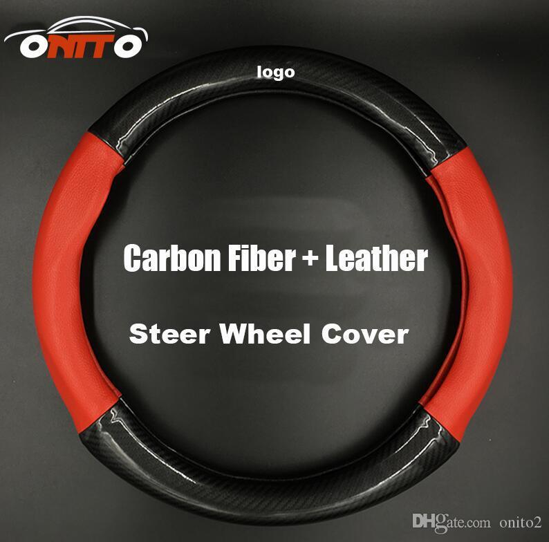 Steer Sports Logo - Hot Selling 380MM Car Steer Wheel Cover Red With Logo Emblem Wheel