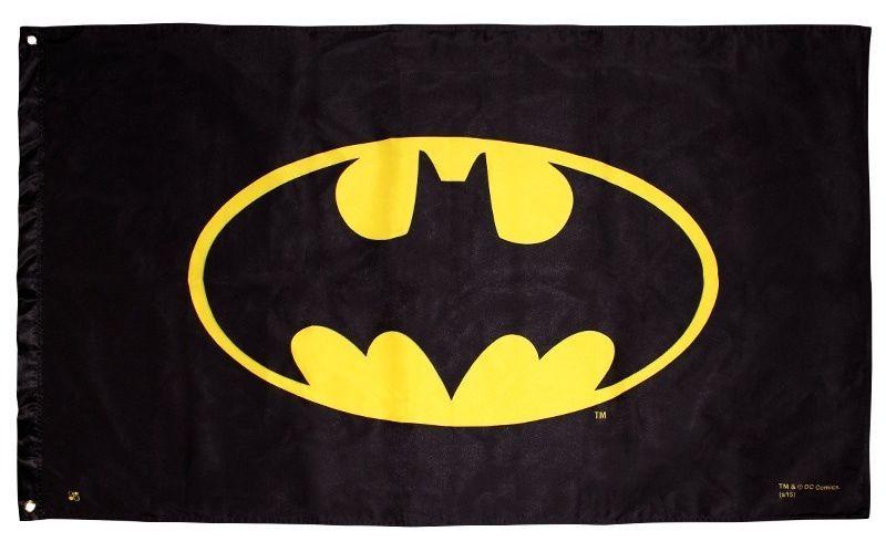 Large P Logo - Batman Logo Large Nylon Flag 1200mm x 700mm aby