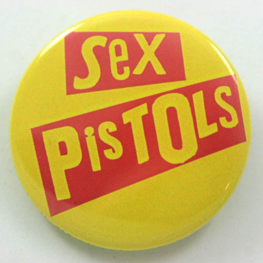Large P Logo - Sex Pistols - Logo Large Button Badge