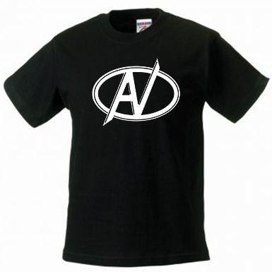 Large P Logo - Avengers T-Shirt Large AV Logo - Adults