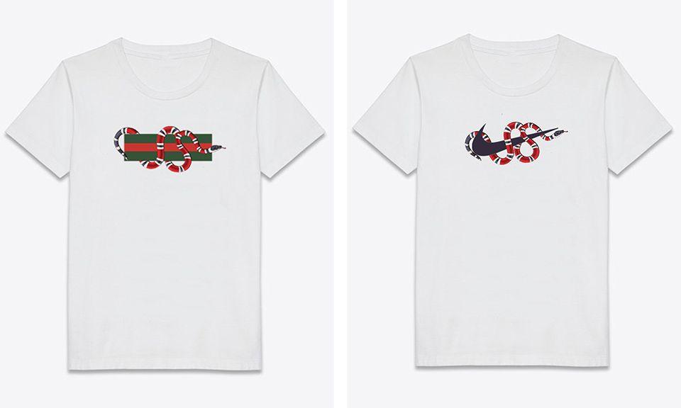 Supreme Gucci Snake Logo - Coolporate Drops New Bootleg Gucci Snake T Shirts