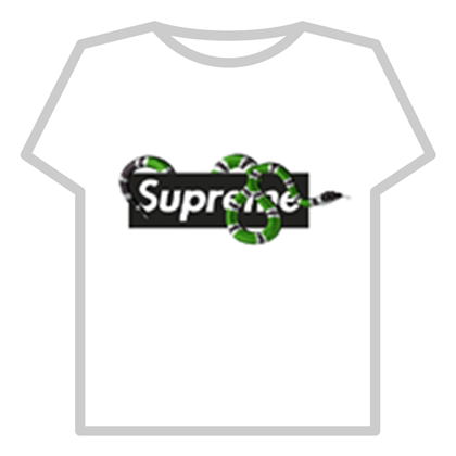 Supreme Gucci Snake Logo Logodix - supreme logo roblox t shirt