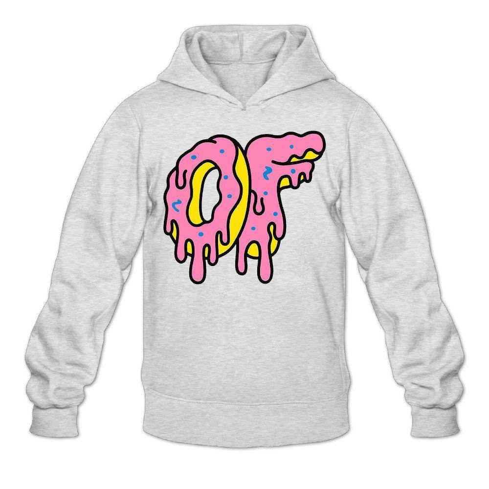 Ofwgtka Logo - Amazon.com: Caili Men's OFWGKTA Odd Future of Donut Logo Hoodies ...