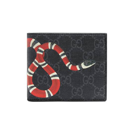Supreme Gucci Snake Logo - Kingsnake print GG Supreme wallet in Beige/ebony GG Supreme canvas ...