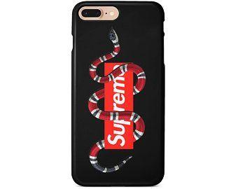 Supreme Gucci Snake Logo - iPhone 7 plus case gucci