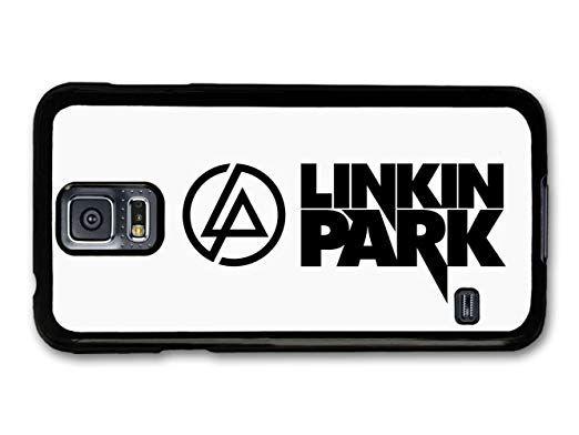 Samsung Galaxy S5 Logo - Linkin Park Black and White Logo case for Samsung Galaxy S5: Amazon ...