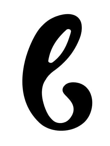 White Lowercase B Logo - how to make this e look like a lowercase b by removing the loop