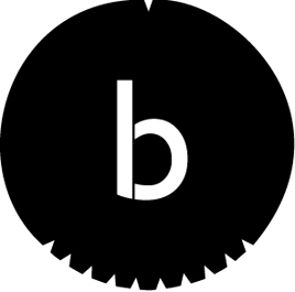 White Lowercase B Logo - GB600202 Lowercase b