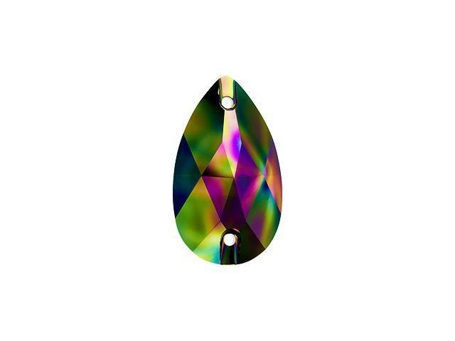 Rainbow Teardrop Logo - Swarovski 3230 18mm Teardrop Sew-On Rhinestone Crystal Rainbow Dark ...