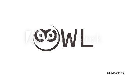 Owl in Circle Logo - Owl abstract circle logo this stock vector and explore similar