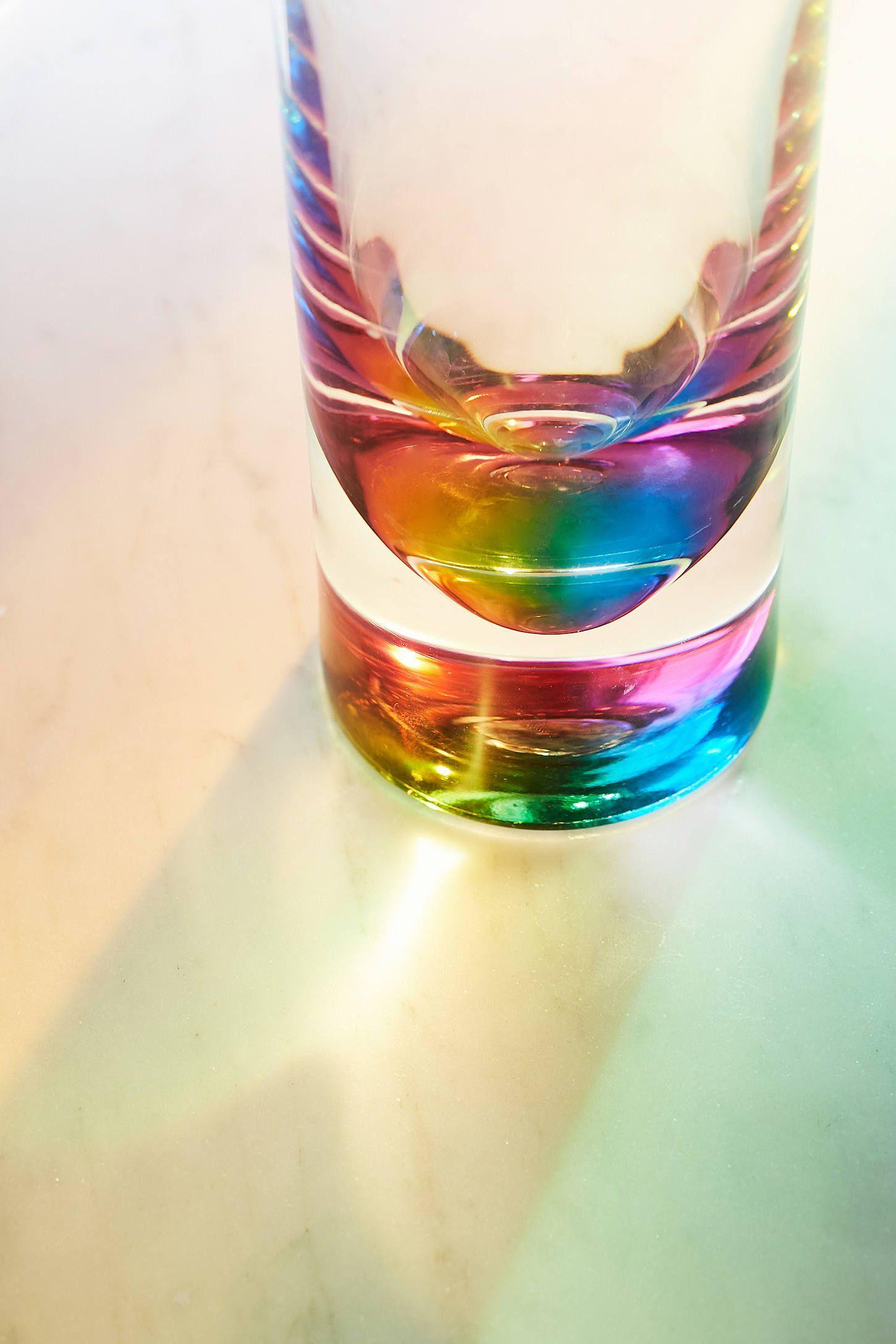 Rainbow Teardrop Logo - Slide View: 2: Rainbow Teardrop Drinking Glass | c o l o r ...