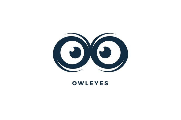 Owl in Circle Logo - Owl Eyes Logo Template by Pixasquare on Envato Elements