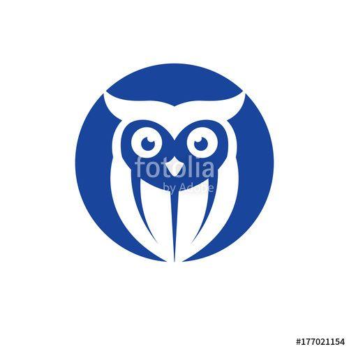 Owl in Circle Logo - owl logo design in circle