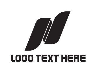 Black Letter N Logo - Letter N Logo Maker | Page 2 | BrandCrowd