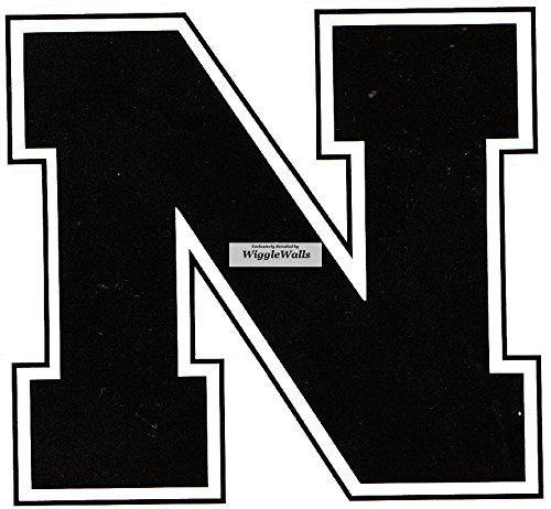 Black'n Logo - 3 Inch Black N Logo University of Nebraska Huskers NU Cornhuskers ...