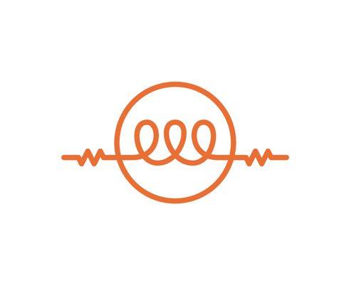 Wire Circle Logo - Wire to Ear, Brent Couchman | Logomark | Logo design, Design, Logos