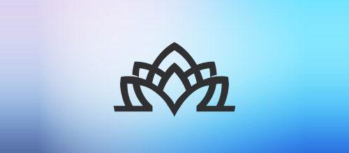Blue Lotus Flower Logo - 40 Beautiful Lotus Logo Designs To Inspire You | Naldz Graphics