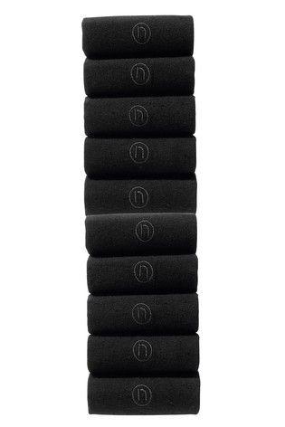 Black'n Logo - Buy Black N Logo Socks Ten Pack from Next India