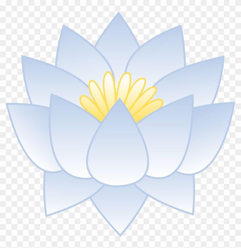 Blue Lotus Flower Logo - Lotus Flower Clip Art - Lotus Flower Cartoon - Free Transparent PNG ...