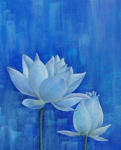 Blue Lotus Flower Logo - Mystical, Magical Midnight Lotus for the Bedroom. Home Fashion