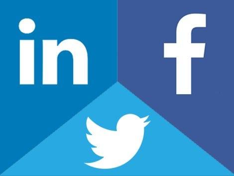 Facebook Twitter LinkedIn Logo - How To Flawlessly Customize The Same Piece Of Content Across Twitter ...
