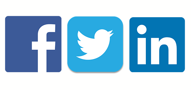 Facebook Twitter LinkedIn Logo - Social Media