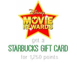 Disney Movie Rewards Logo - Disney Movie Rewards: $10 Starbucks Gift Card for 250 Points