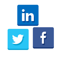 Facebook Twitter LinkedIn Logo - Free Facebook Twitter Linkedin Icon 5481 | Download Facebook Twitter ...