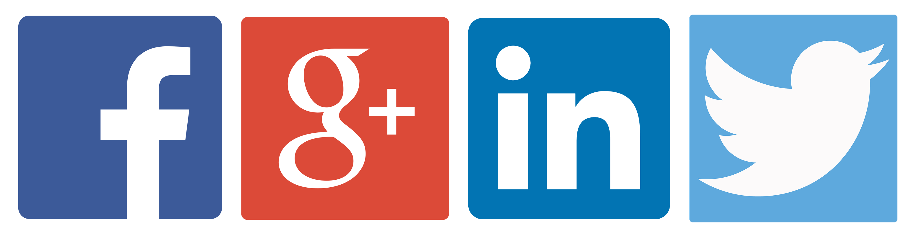 Facebook Twitter LinkedIn Logo - Social Login