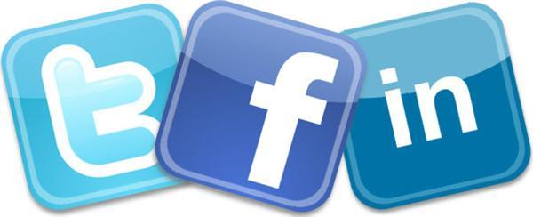 Facebook Twitter LinkedIn Logo - Free Facebook Twitter Linkedin Icon 5485 | Download Facebook Twitter ...