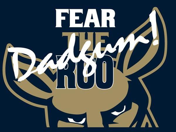 Akron Roo Logo - Fear The Dadgum! Roo' T Shirt On Sale At Zips Team Shop