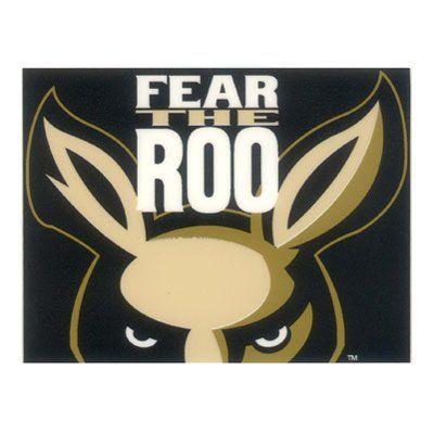 Akron Roo Logo - Amazon.com : Akron Zips Decal Sq Fear The Roo Navy / 18