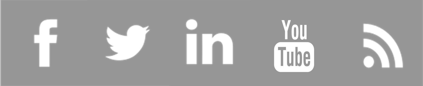 Facebook Twitter LinkedIn Logo - Twitter Facebook LinkedIn Icon Gray Image Logo Grey