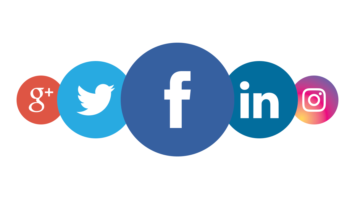 Facebook Twitter LinkedIn Logo - Social Marketing
