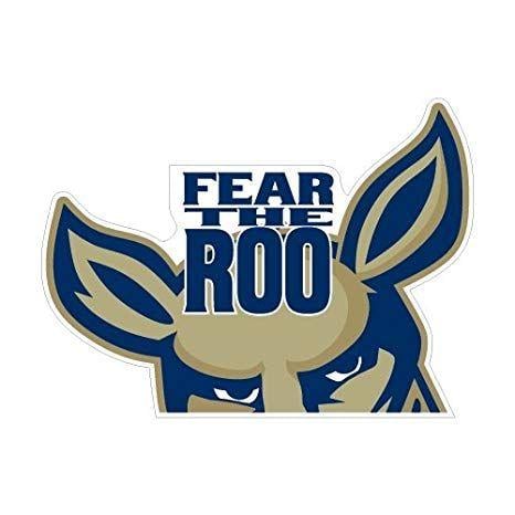 Akron Roo Logo - Amazon.com : Akron Small Decal 'Fear The Roo' : Sports & Outdoors