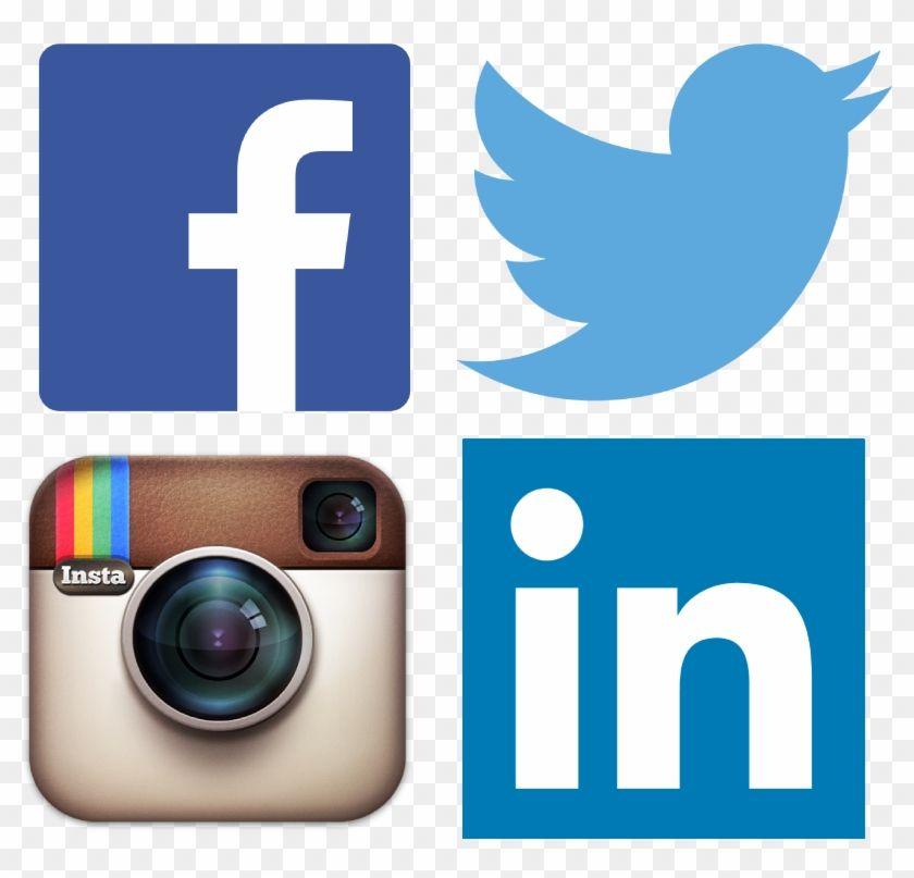 LinkedIn Instagram Logo - Facebook Twitter Icon Transparent Fb Logo - Facebook Twitter ...