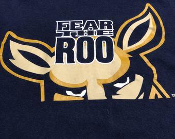 Akron Roo Logo - University of Akron Zips Fear the Roo t-shirt Pillow | Etsy