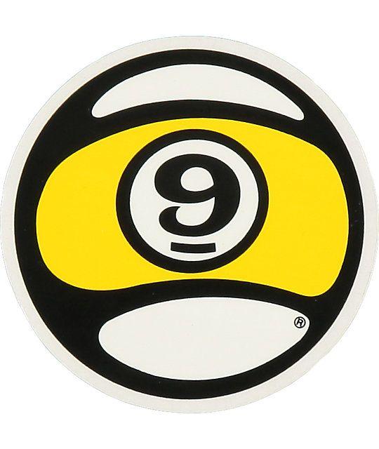Sector 9 Logo - Sector 9 Ball Logo Sticker | Zumiez