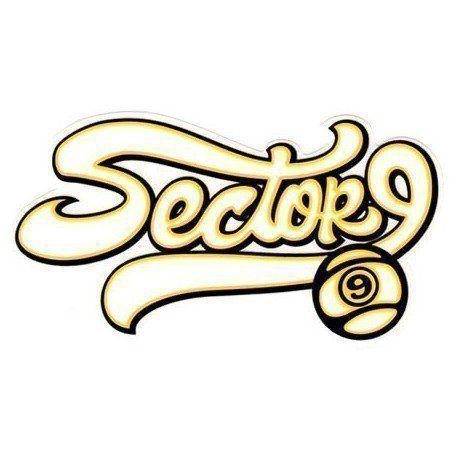 Sector 9 Logo - Kjøp Sector 9 Writing Logo Large på Europas Sickest longboard butikk