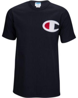 Big Red and Blue C Logo - Find the Best Savings on Champion Big C T-Shirt - Mens - Navy/Blue/Red