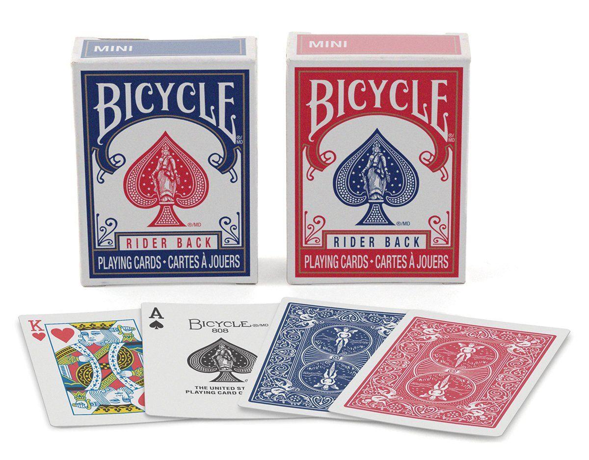 Big Red and Blue C Logo - Bicycle Mini Decks Playing Cards, Red Blue Deck