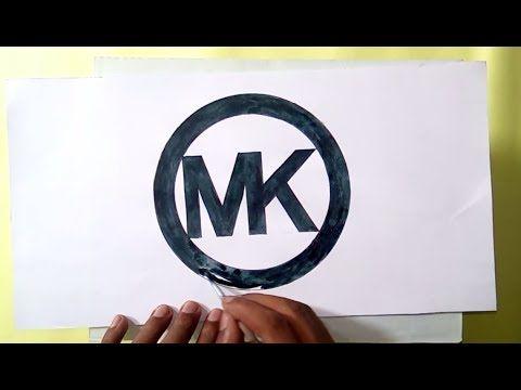 Michael Kors MK Logo - How to draw the Michael Kors logo (MK) logo drawing - YouTube