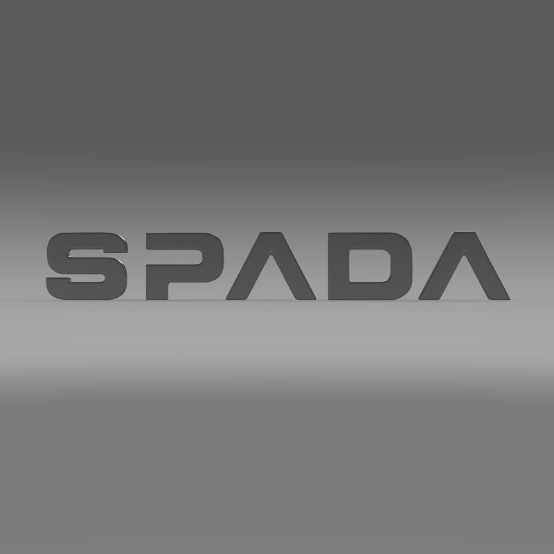 Spada Logo - Spada Logo 3D Model